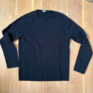 COS Navy Cotton Knit Sweater